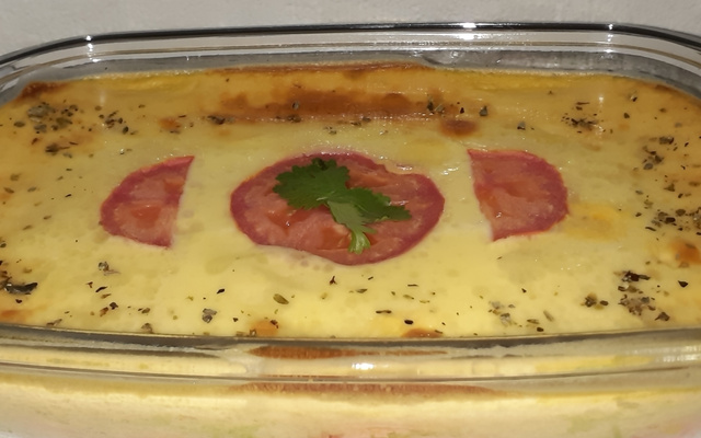 Peito de frango ao creme de milho