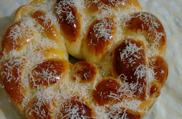 Pão doce de leite condensado de liquidificador