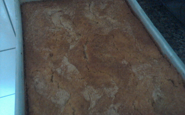 Cuca de banana sem ovo