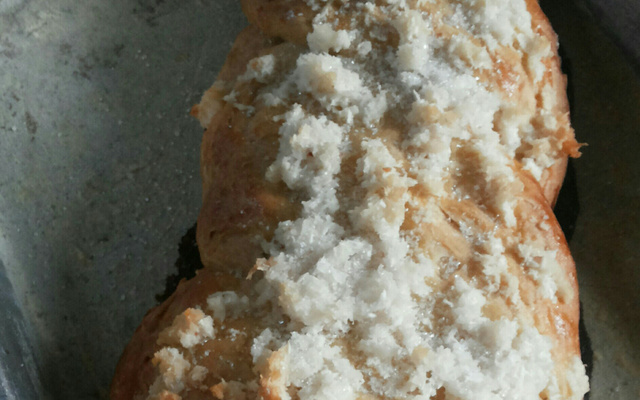 Pão caseiro simples (pão sovado)