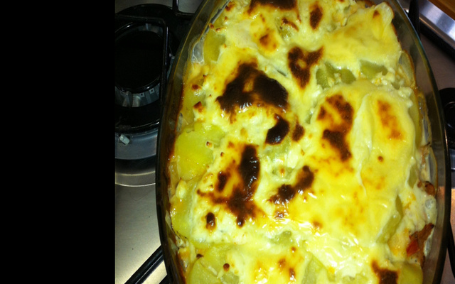 Torta de atum de forno