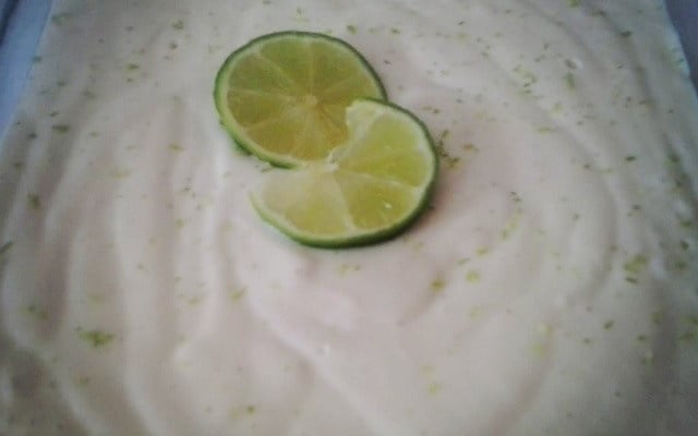 Mousse cremoso de limão