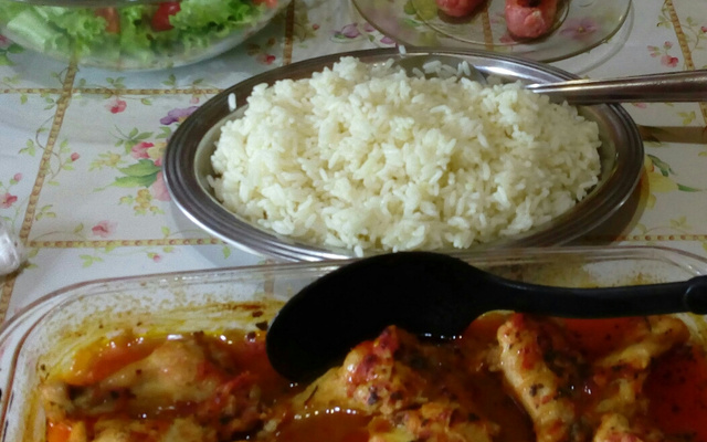 Frango à passarinho no forno