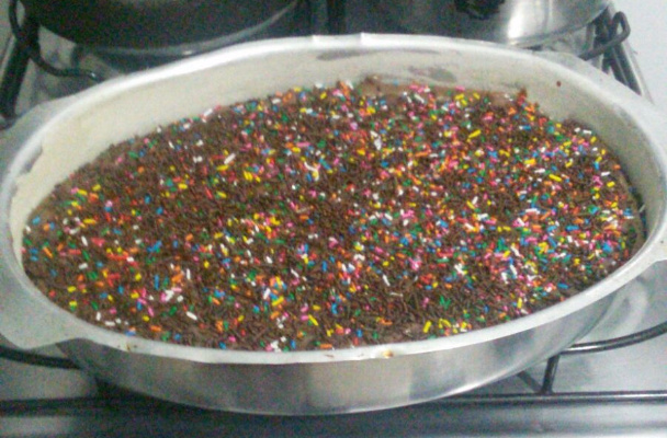 Bolo brigadeirão da Laila(sem farinha de trigol