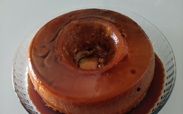 Pudim de claras com leite condensado