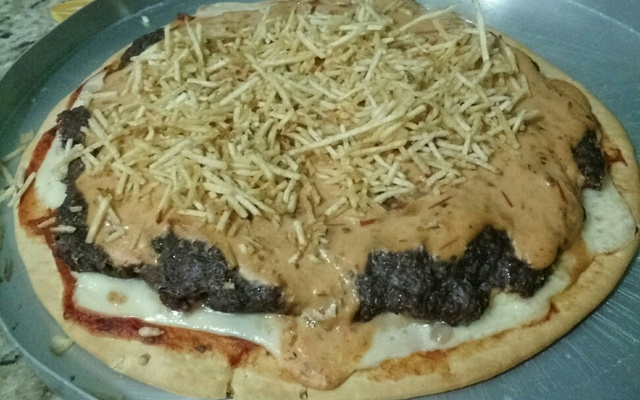 Pizza de hambúrguer do Senise