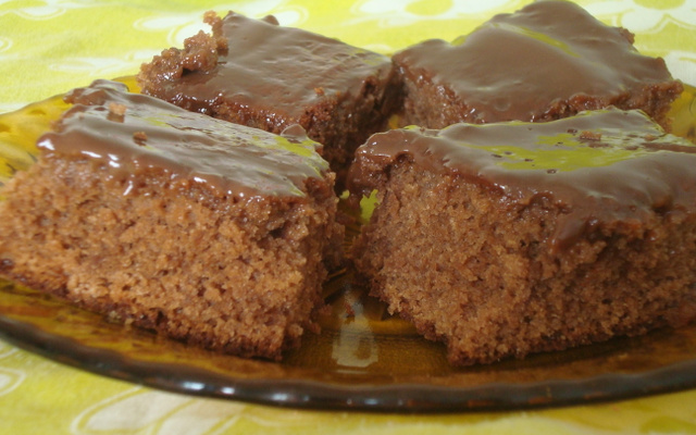 Bolo aerado de chocolate