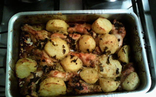 Coxinha de frango ao forno