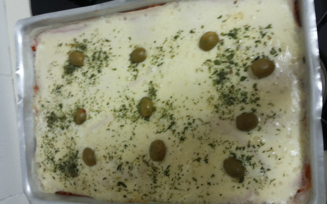 Pizza de pão de forma - rápida e fácil