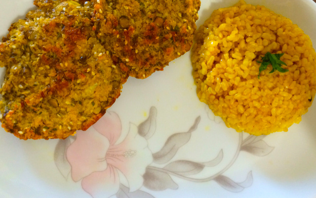 Bife rápido de lentilha