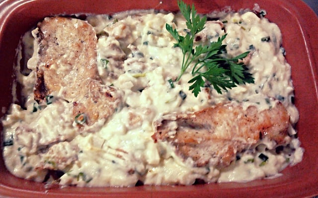 Filé de frango com palmito