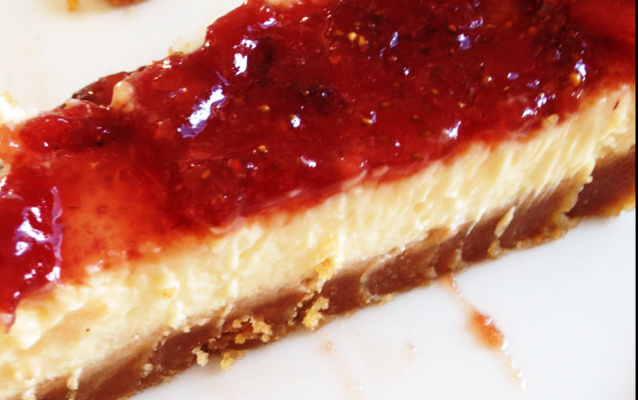 Cheesecake de morango