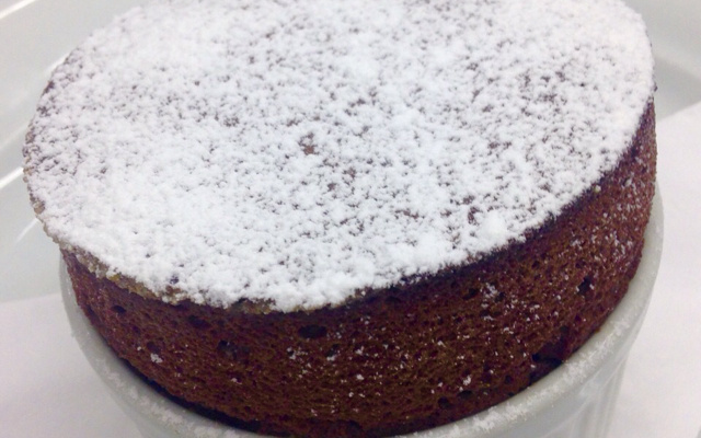 Souflé de chocolate