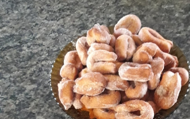 Rosquinha frita super fácil para o café