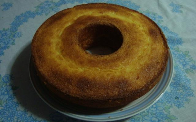 Bolo de farinha de milho