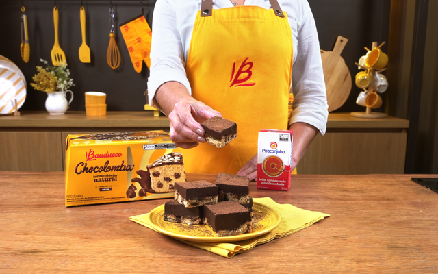 Fudge Chocolomba com Leite Condensado