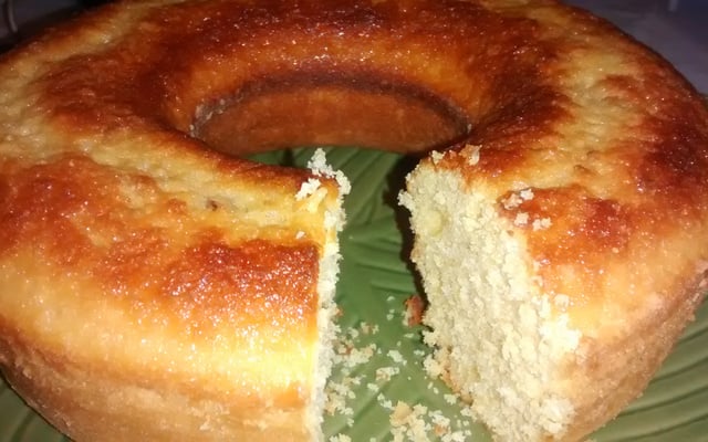 Bolo de fubá econômico