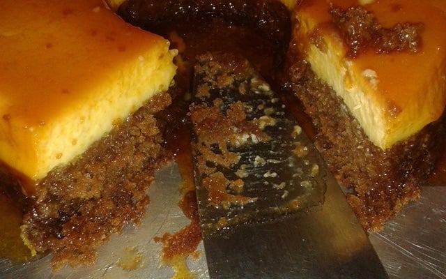 Bolo pudim de laranja