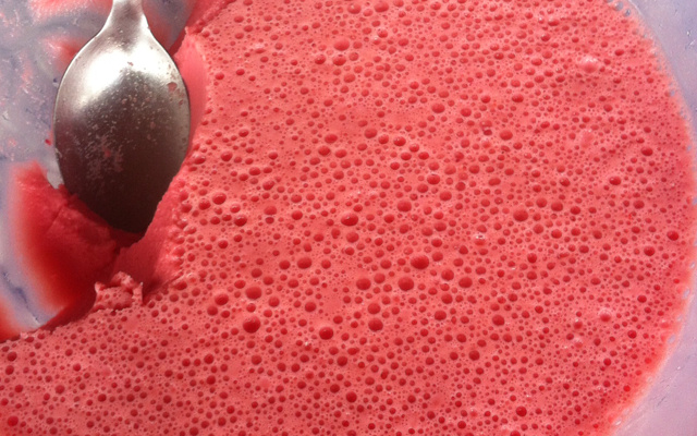 Sobremesa rápida de gelatina