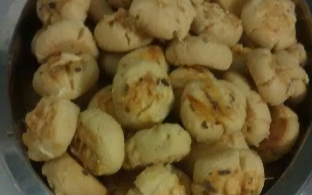 Salgadinho de queijo ralado