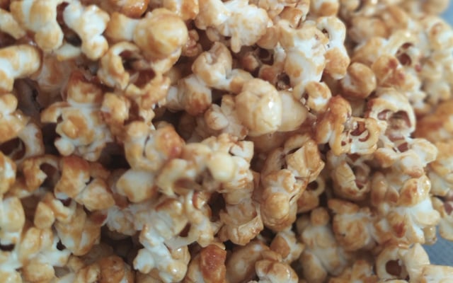 Pipoca doce saudável