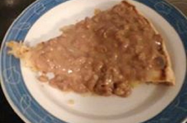 Pizza de feijão do gustavo