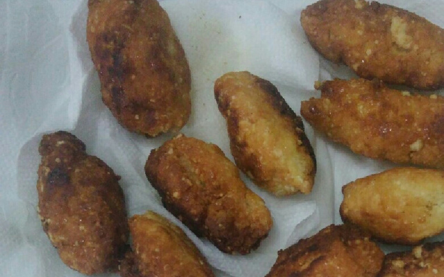 Bolinho de fubá frito