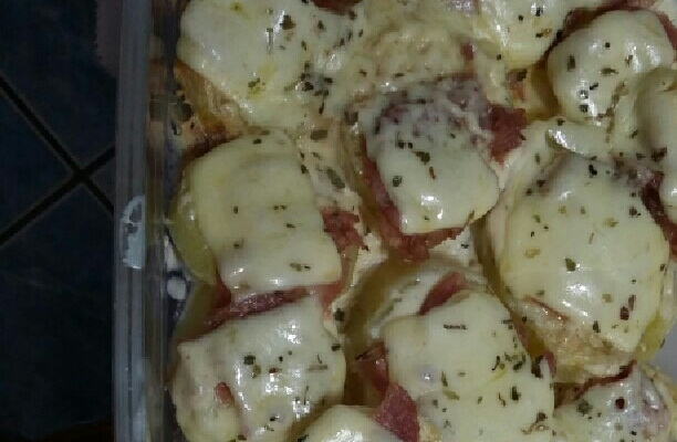 Batata assada no micro-ondas