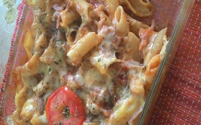 Macarrão sabor pizza