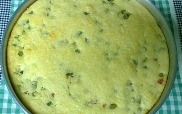 Torta de vagem/presunto e queijo do Lúcio Cezar