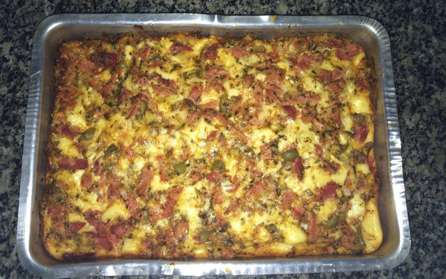 Pizza de queijo minas