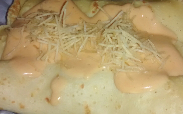 Panqueca de frango diferente