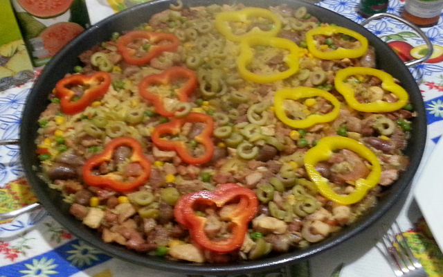 Paella campeira
