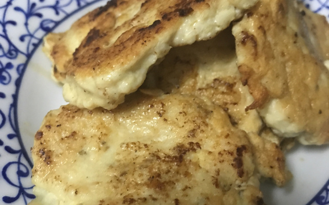 Hambúrguer de frango fit da Andressa