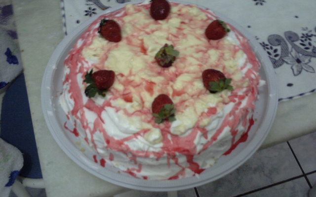 Bolo de morango