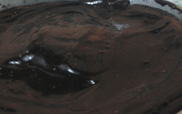 Bolo simples de chocolate com Licor Amarula