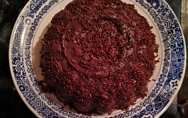 Manjar de chocolate simples