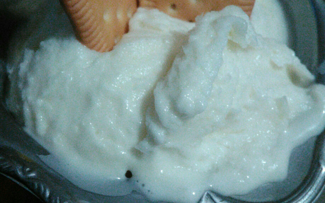 Delicioso sorvete de morango