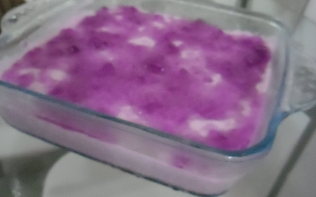 Doce delícia de gelatina