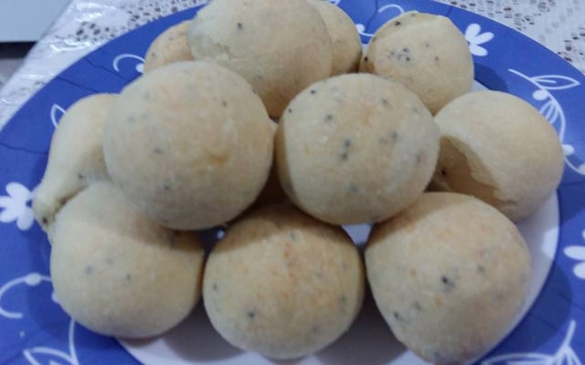 Pão de queijo de batata doce