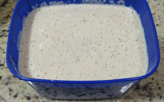 Sorvete negresco caseiro