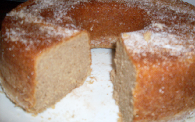 Bolo banana e farinha de rosca