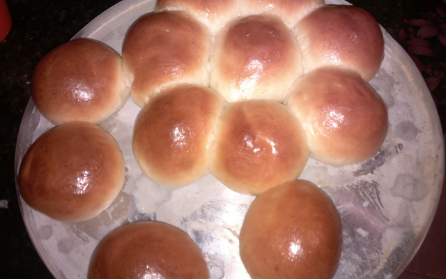 Pão doce de leite condensado de liquidificador