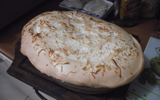 Doce de coco com suspiro