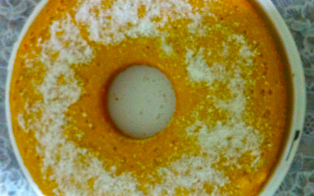 Bolo cremoso de fubá