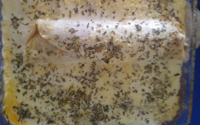 Panqueca ao molho branco