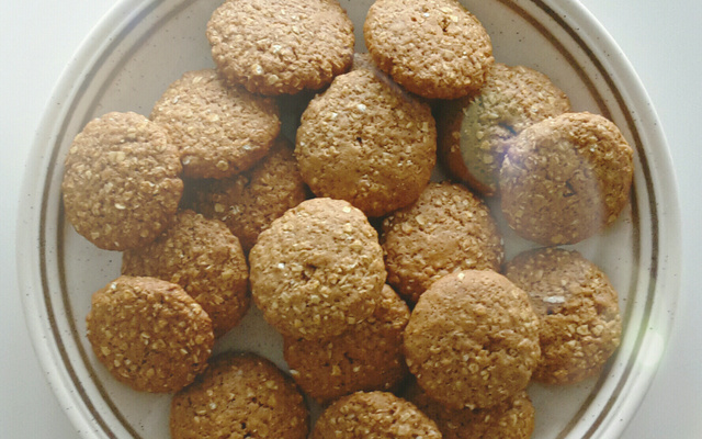 Biscoito de aveia e mel