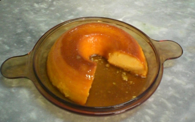 Pudim de milho verde