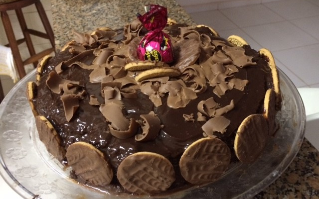 Bolo mousse especial de chocolate