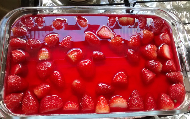 Doce simples de morango